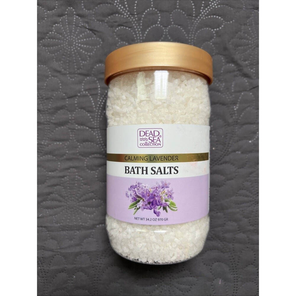 Dead Sea Collection Reviving and Calming Bath Salts Lavender 34.2 Oz Wellness
